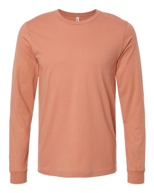 BELLA + CANVAS Unisex Jersey Long Sleeve Tee 3501 - Terracotta