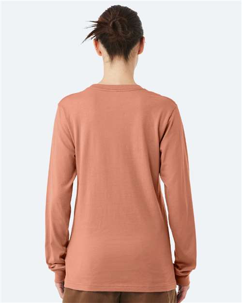 BELLA + CANVAS Unisex Jersey Long Sleeve Tee 3501 - Terracotta