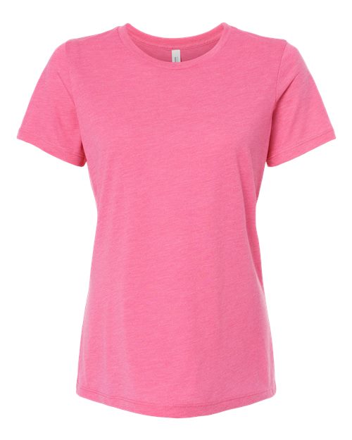 BELLA + CANVAS Women’s Relaxed Fit Triblend Tee 6413 - Charity Pink Triblend
