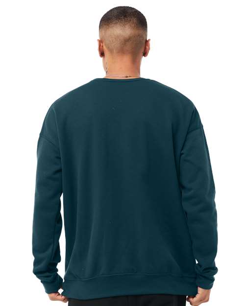 BELLA + CANVAS Unisex Sponge Fleece Drop Shoulder Crewneck Sweatshirt 3945 - Atlantic