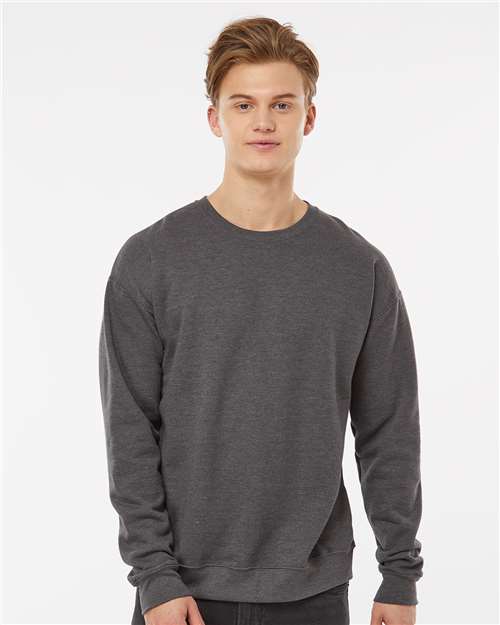 Tultex Unisex Fleece Crewneck Sweatshirt 340 - Heather Charcoal