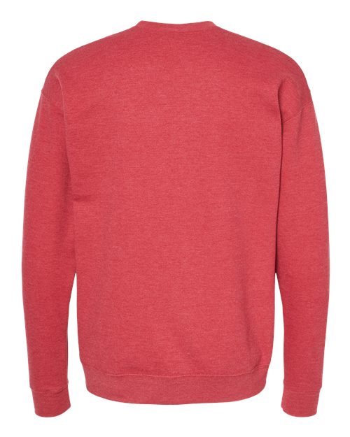 Tultex Unisex Fleece Crewneck Sweatshirt 340 - Heather Red