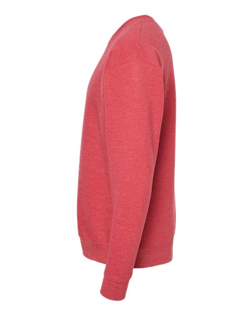 Tultex Unisex Fleece Crewneck Sweatshirt 340 - Heather Red