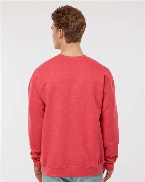 Tultex Unisex Fleece Crewneck Sweatshirt 340 - Heather Red