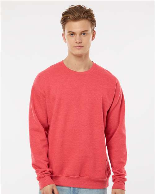 Tultex Unisex Fleece Crewneck Sweatshirt 340 - Heather Red