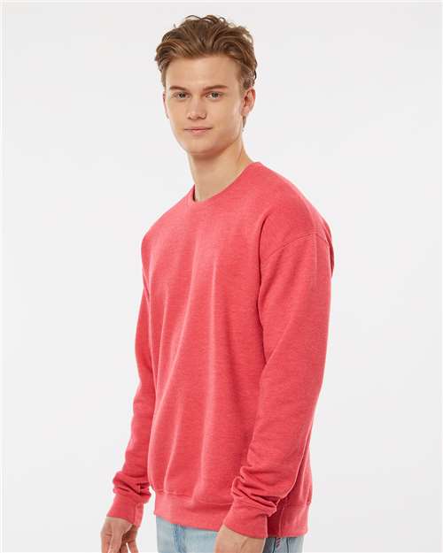 Tultex Unisex Fleece Crewneck Sweatshirt 340 - Heather Red