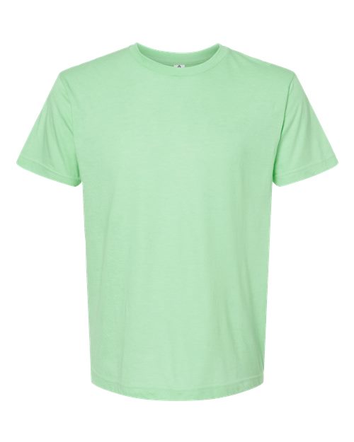 Tultex Unisex Fine Jersey T-Shirt 202 - Heather Neo Mint