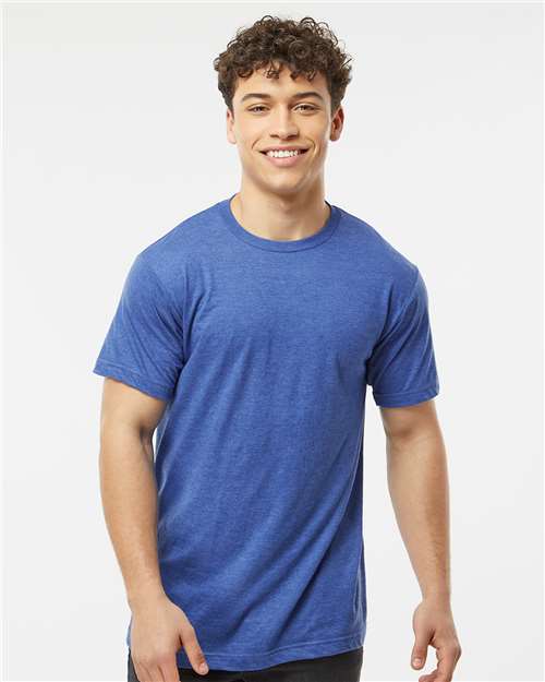 Tultex Unisex Fine Jersey T-Shirt 202 - Heather Royal