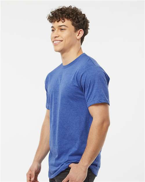 Tultex Unisex Fine Jersey T-Shirt 202 - Heather Royal
