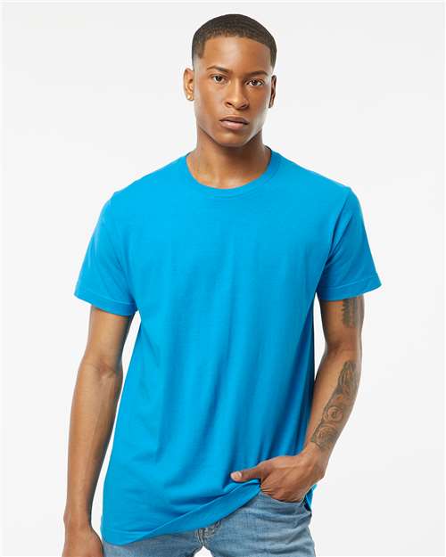 Tultex Unisex Fine Jersey T-Shirt 202 - Turquoise