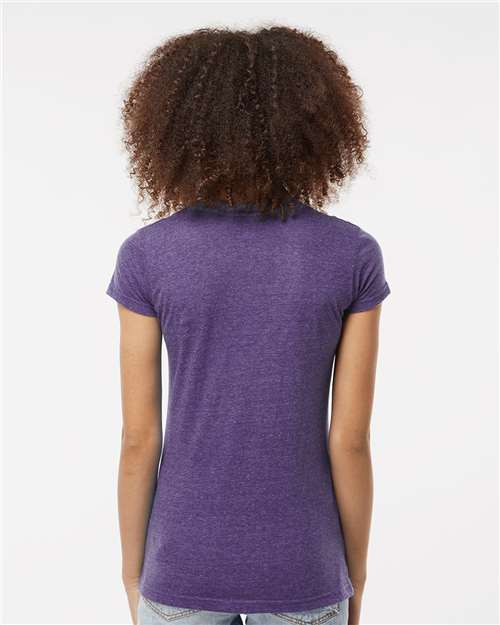 Tultex Women's Poly-Rich V-Neck T-Shirt 244