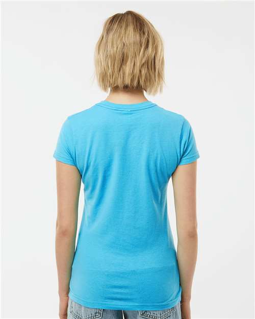 Tultex Women's Fine Jersey Slim Fit T-Shirt 213 - Aqua