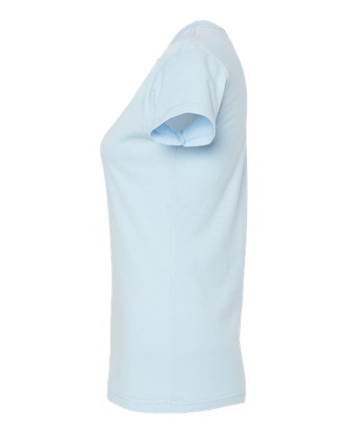 Tultex Women's Fine Jersey Slim Fit T-Shirt 213 - Baby Blue
