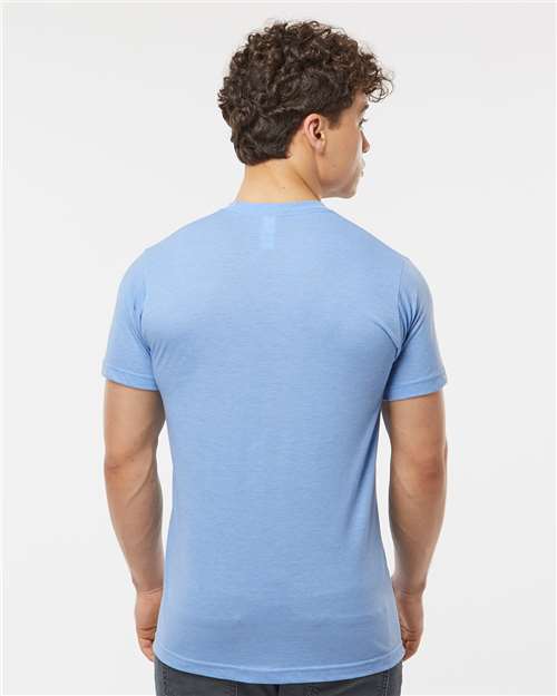 Tultex Unisex Poly-Rich T-Shirt 241 - Heather Athletic Blue