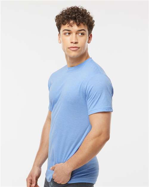 Tultex Unisex Poly-Rich T-Shirt 241 - Heather Athletic Blue