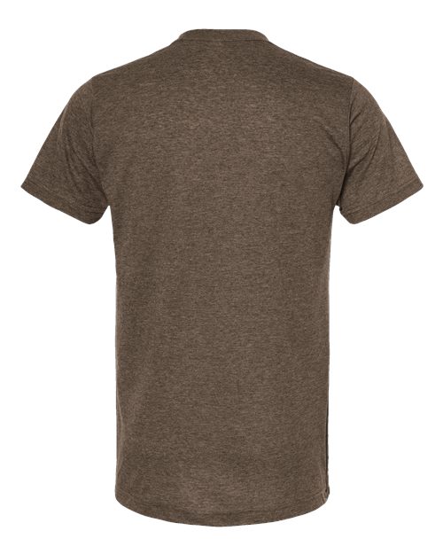 Tultex Unisex Poly-Rich T-Shirt 241 - Heather Brown