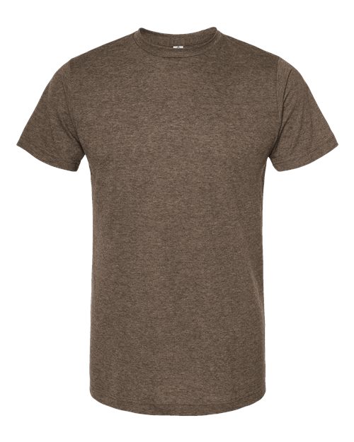 Tultex Unisex Poly-Rich T-Shirt 241 - Heather Brown