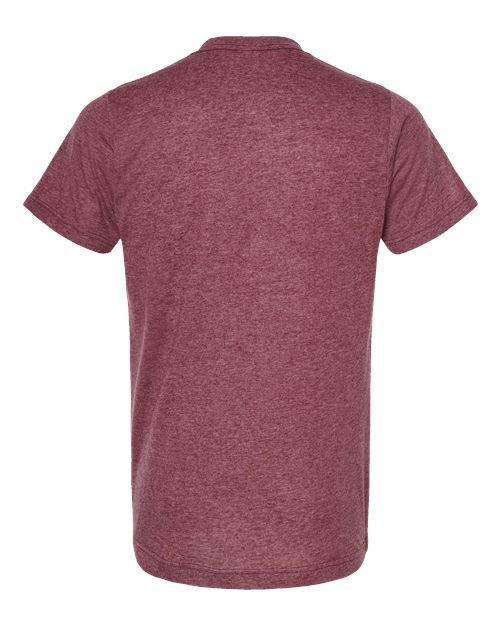 Tultex Unisex Poly-Rich T-Shirt 241 - Heather Burgundy