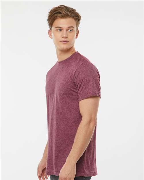 Tultex Unisex Poly-Rich T-Shirt 241 - Heather Burgundy