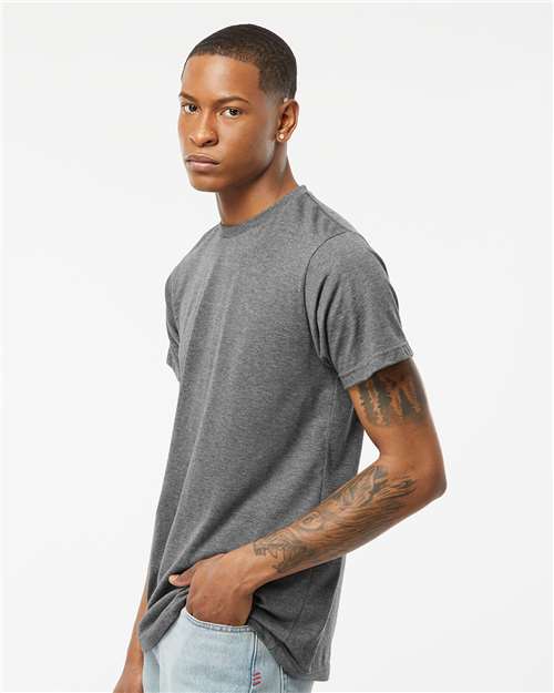 Tultex Unisex Poly-Rich T-Shirt 241 - Heather Charcoal