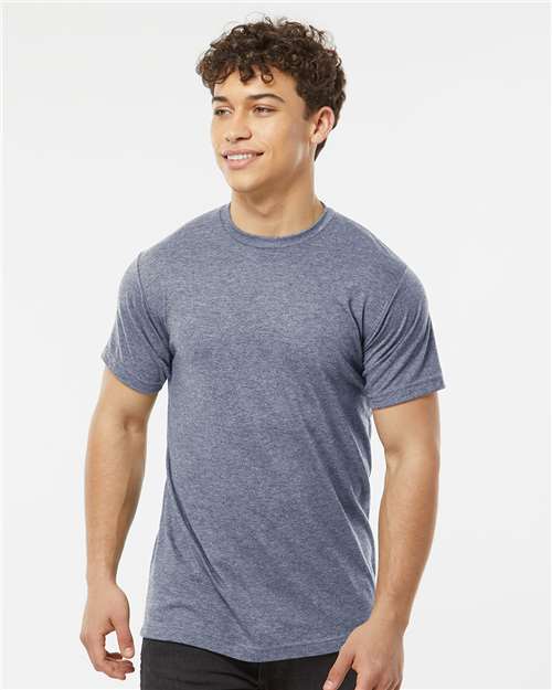 Tultex Unisex Poly-Rich T-Shirt 241 - Heather Denim