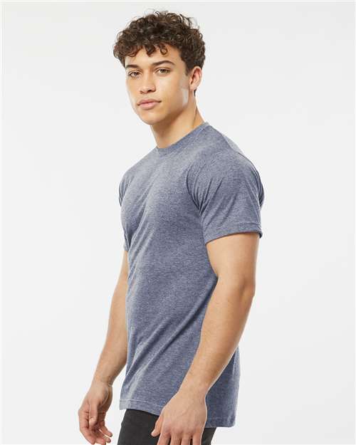 Tultex Unisex Poly-Rich T-Shirt 241 - Heather Denim
