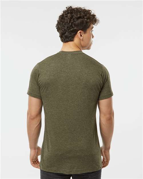 Tultex Unisex Poly-Rich T-Shirt 241 - Heather Military Green