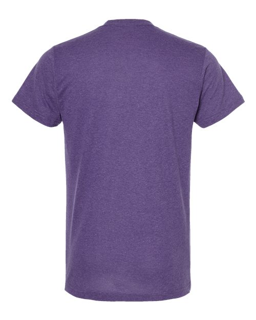 Tultex Unisex Poly-Rich T-Shirt 241 - Heather Purple