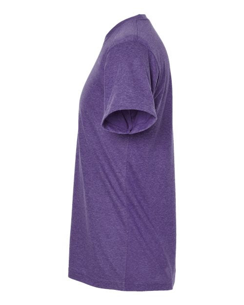 Tultex Unisex Poly-Rich T-Shirt 241 - Heather Purple