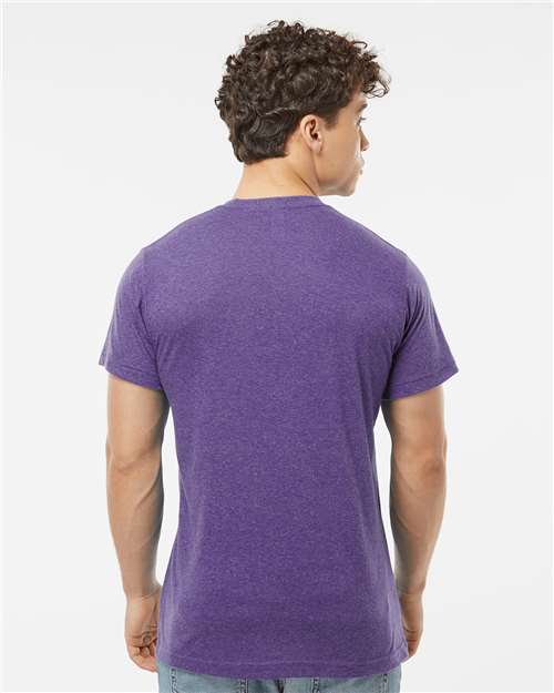 Tultex Unisex Poly-Rich T-Shirt 241 - Heather Purple