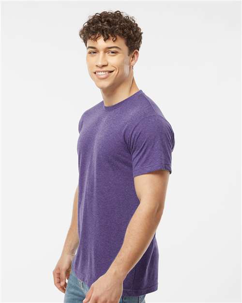 Tultex Unisex Poly-Rich T-Shirt 241 - Heather Purple