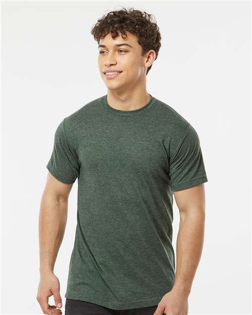 Tultex Unisex Poly-Rich T-Shirt 241 - Heather Hunter