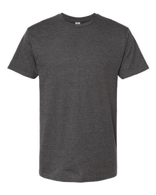 Tultex Unisex Heavyweight Jersey T-Shirt 290 - Heather Charcoal