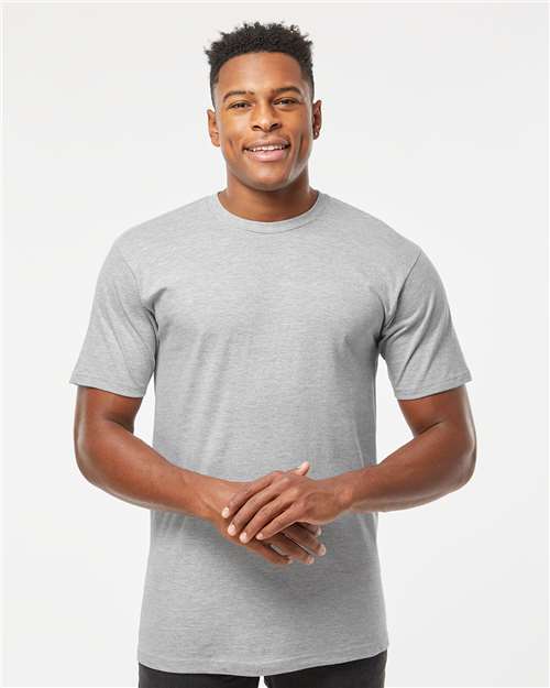 Tultex Unisex Heavyweight Jersey T-Shirt 290 - Heather Grey