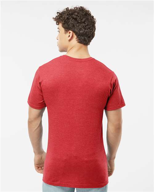 Tultex Unisex Heavyweight Jersey T-Shirt 290 - Heather Red