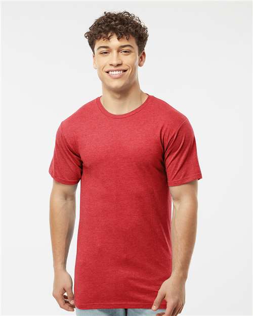 Tultex Unisex Heavyweight Jersey T-Shirt 290 - Heather Red