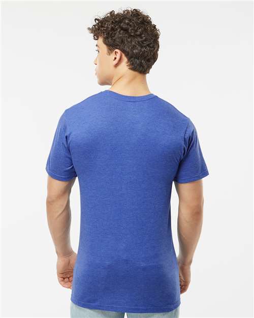 Tultex Unisex Heavyweight Jersey T-Shirt 290 - Heather Royal