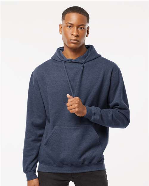 Tultex Unisex Fleece Hooded Sweatshirt 320 - Heather Denim