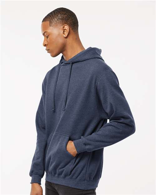 Tultex Unisex Fleece Hooded Sweatshirt 320 - Heather Denim