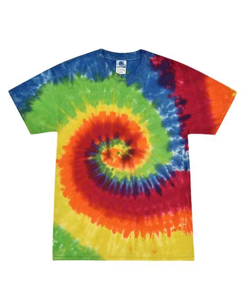 Colortone Unisex Multi-Color Tie-Dyed T-Shirt 1000 - Moondance