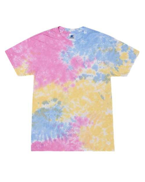 Colortone Unisex Multi-Color Tie-Dyed T-Shirt 1000 - Sherbet