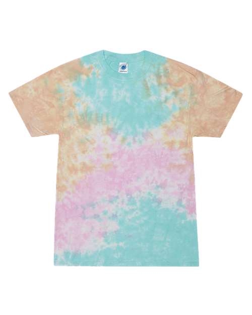 Colortone Unisex Multi-Color Tie-Dyed T-Shirt 1000 - Snow Cone