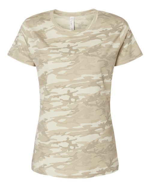 LAT Women's Fine Jersey Tee 3516 - Natural Camo