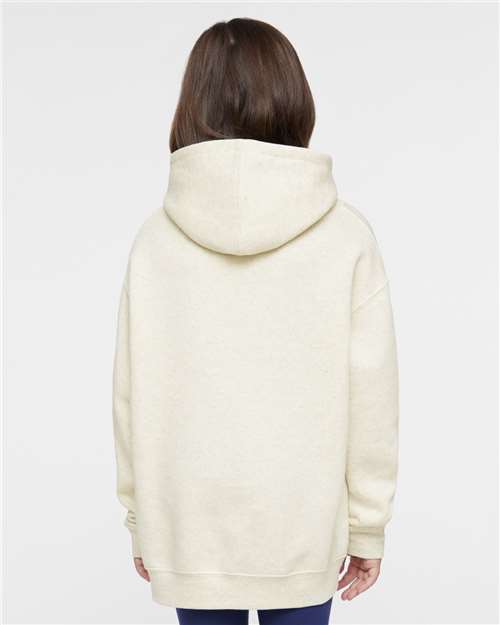 LAT Youth Fleece Hoodie Sweatshirt 2296 - Natural Heather