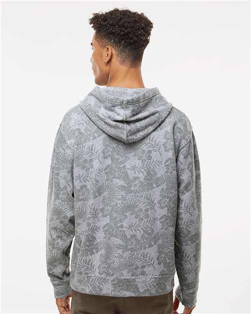 J. America Men's Triblend Fleece Hooded Sweatshirt 8871 - Grey Aloha Triblend