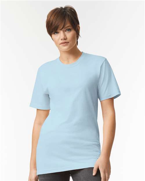 American Apparel Unisex Fine Jersey Tee 2001 - Powder Blue
