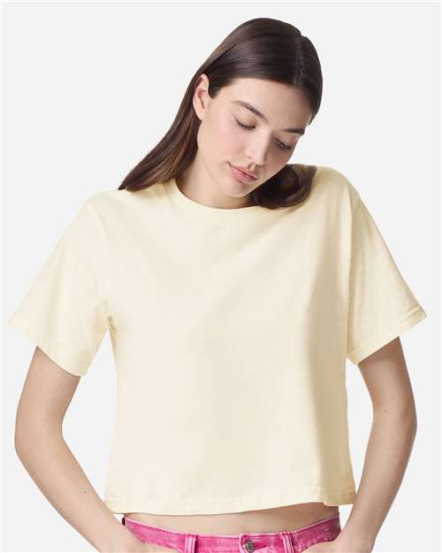 American Apparel Women's Fine Jersey Boxy Tee 102