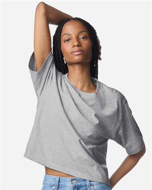 American Apparel Women's Fine Jersey Boxy Tee 102