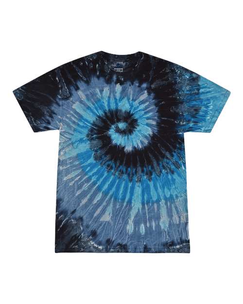 Colortone Unisex Multi-Color Tie-Dyed T-Shirt 1000 - Evening Sky
