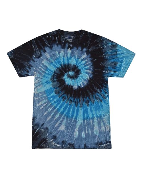 Colortone Youth Multi-Color Tie-Dyed T-Shirt 1000Y - Evening Sky